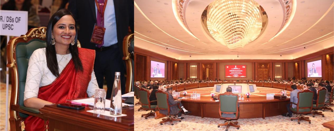 UPSC Shatabdi Sammelan hosted by Best Female Emcee in India with Chief Guest Shri Om Birla Hon'ble Speaker of Lok Sabha government event